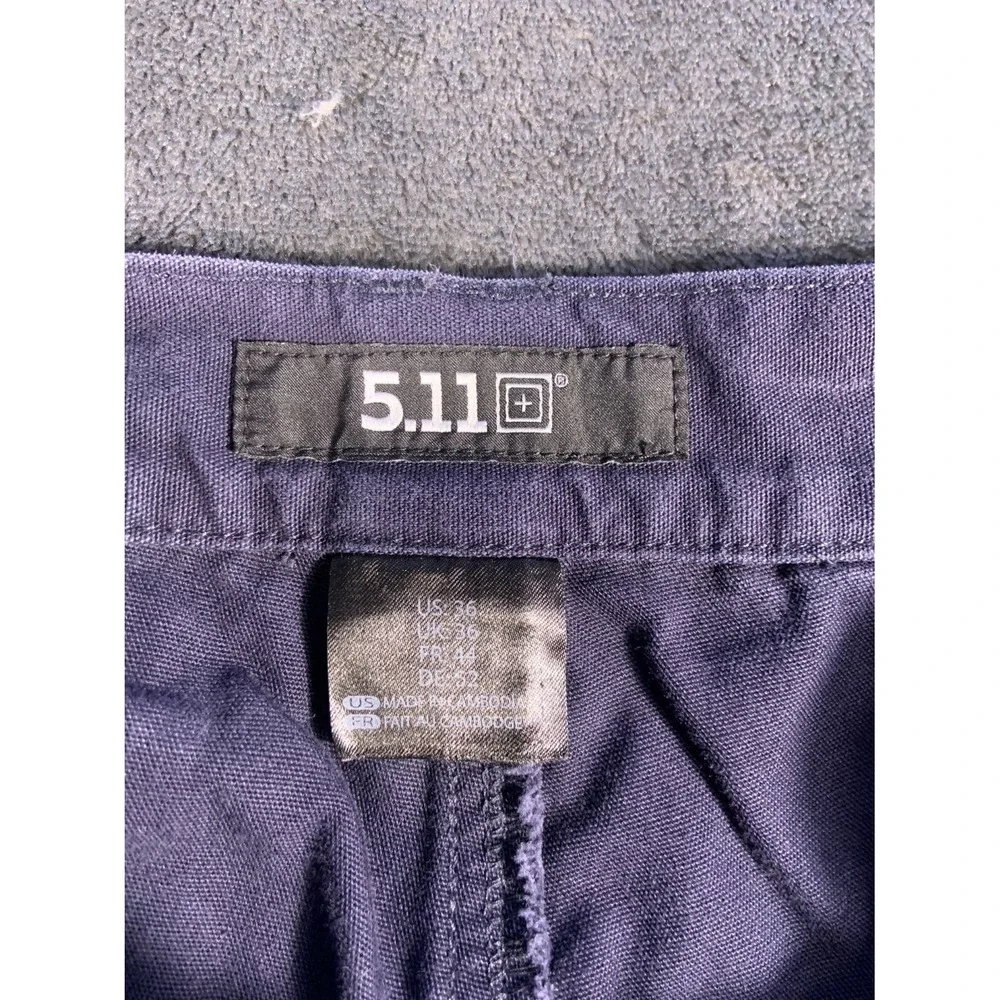 5.11 Tactical Short‎ Men's Shorts Size 36 Blue Multi-pocket Design